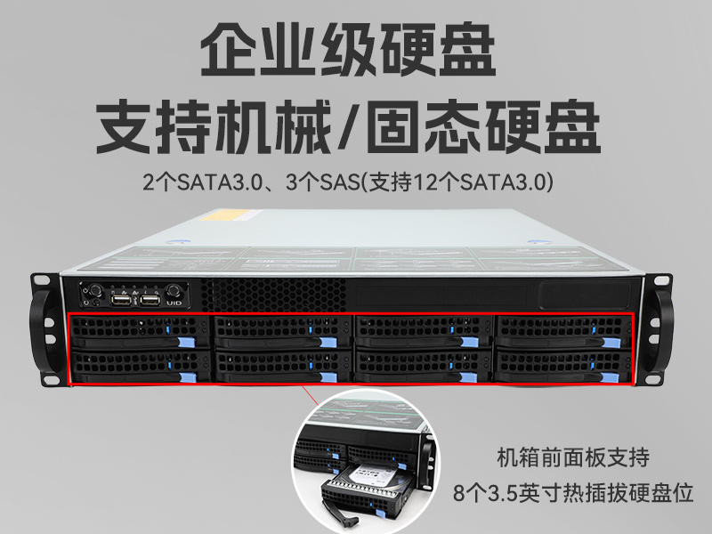 東田工控服務器,至強Scalable系列處理器,5PCIe擴展工業(yè)電腦,DT-26508-BC621MZ